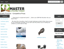 Tablet Screenshot of masterlandscapesupply.com